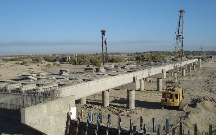 پروژه احداث پل بزرگ نموردیان ( ایرانشهر)